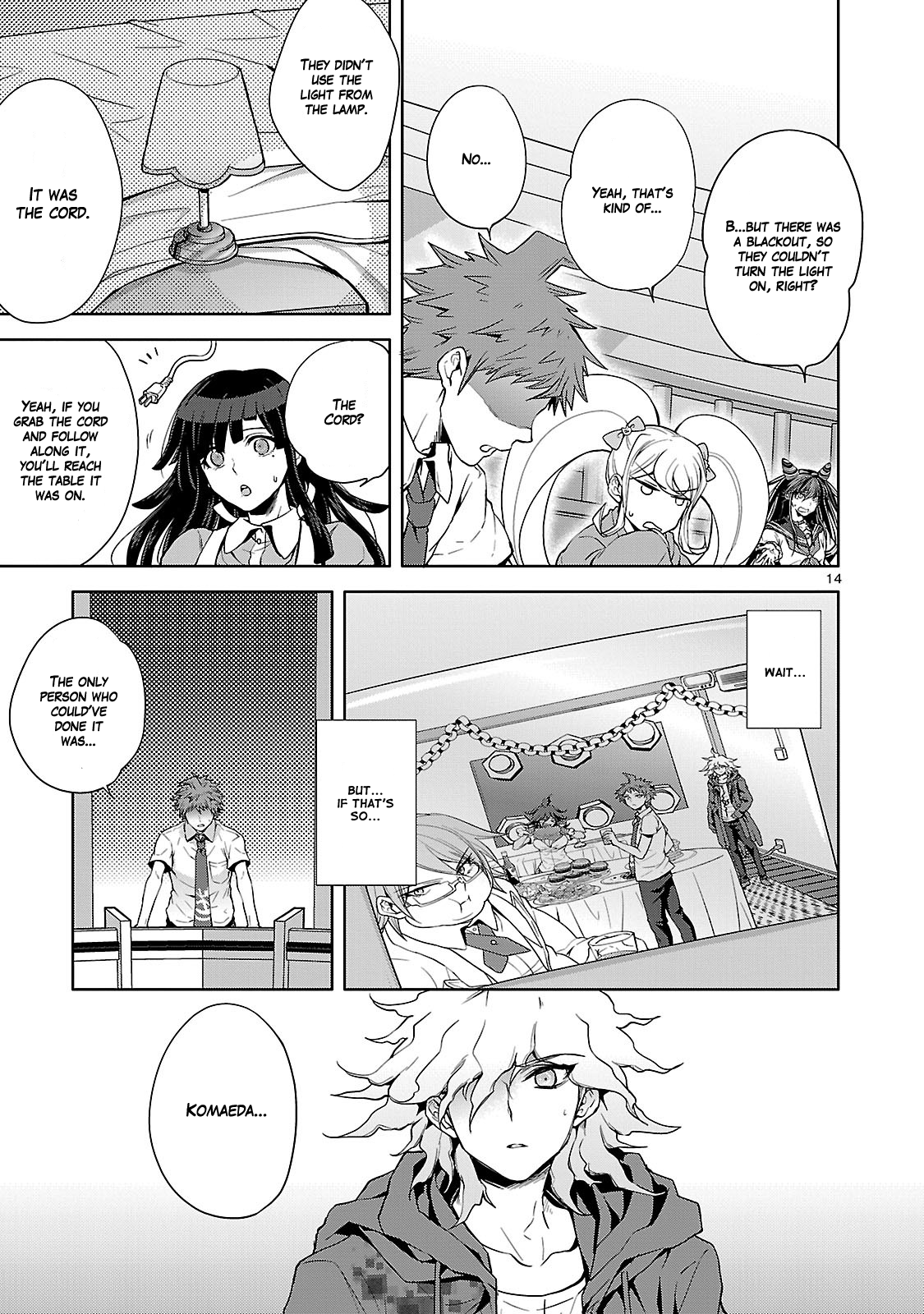 Super Danganronpa 2: Goodbye Despair Academy Chapter 2.2 page 14 - Chapter 2.2: Part Two - Class Trial in Session!
