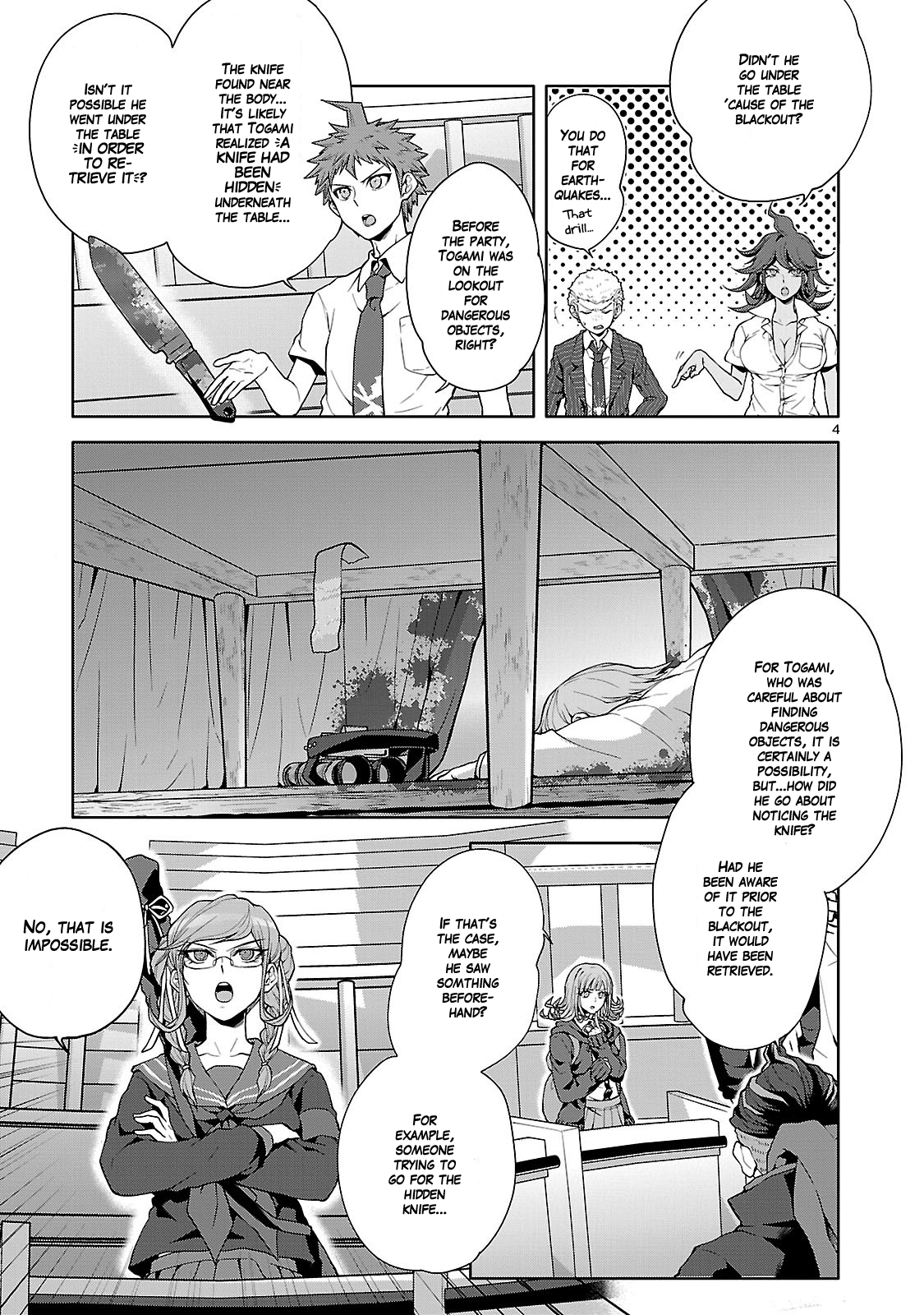 Super Danganronpa 2: Goodbye Despair Academy Chapter 2.2 page 4 - Chapter 2.2: Part Two - Class Trial in Session!