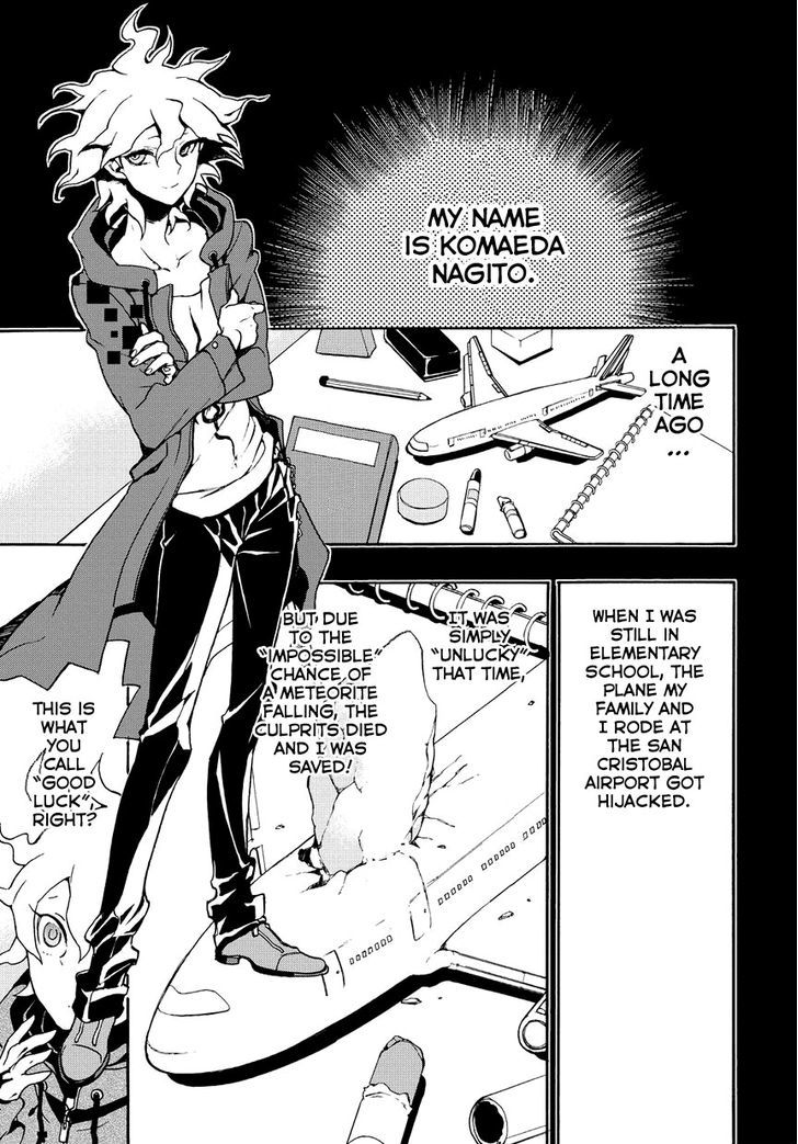 Super Danganronpa 2 - Komaeda Nagito no Kouun to Kibou to Zetsubou Chapter 1 page 4 - Chapter 1