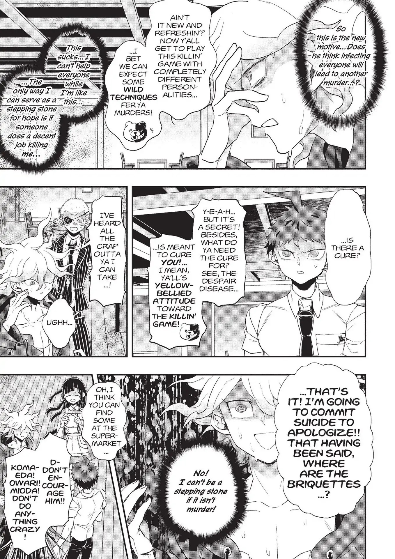 Super Danganronpa 2 - Komaeda Nagito no Kouun to Kibou to Zetsubou Chapter 20 page 6 - Chapter 20: Vol.3 Ep.20