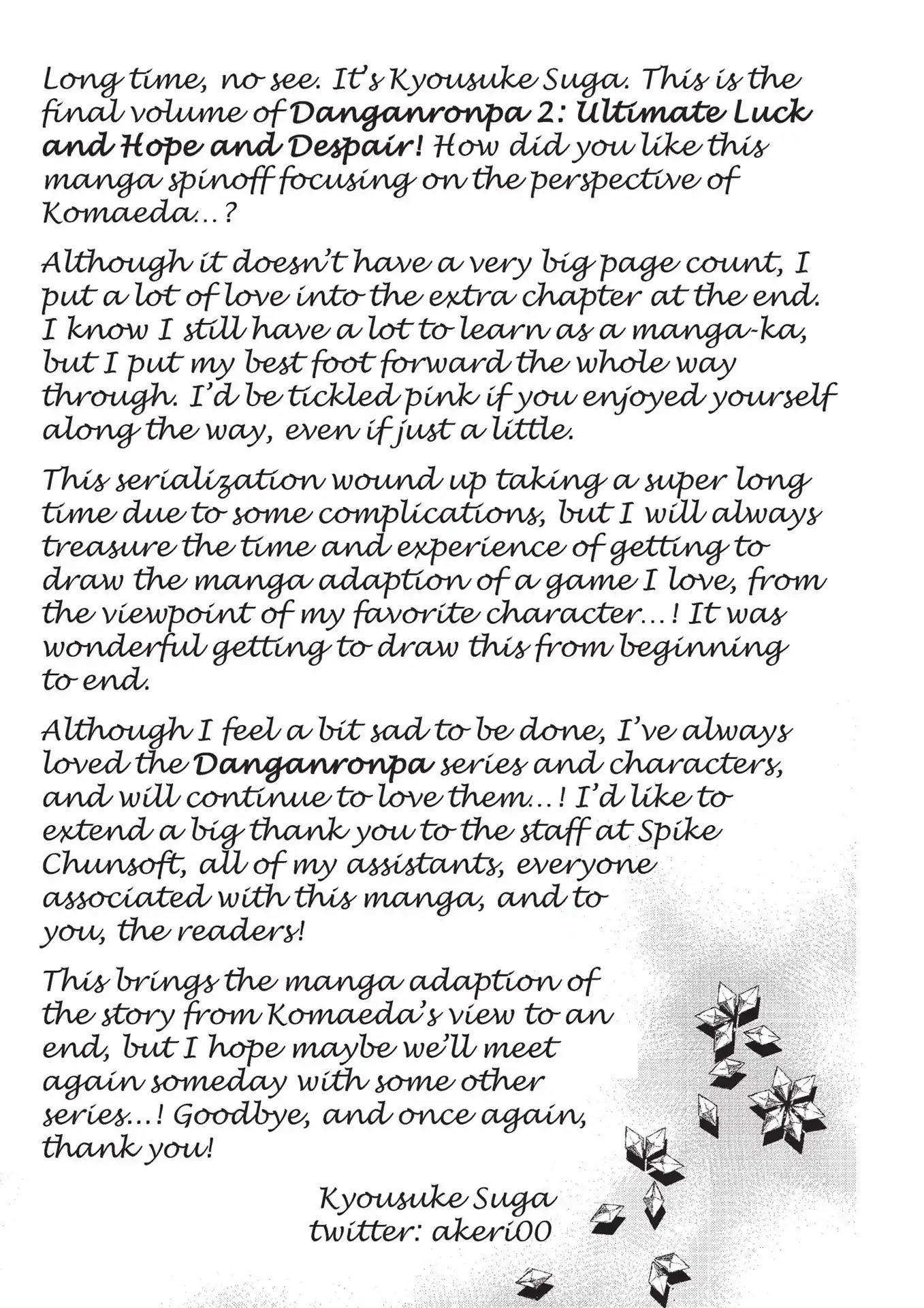 Super Danganronpa 2 - Komaeda Nagito no Kouun to Kibou to Zetsubou Chapter 23 page 26 - Chapter 23: Vol.3 Ep.23 [END]