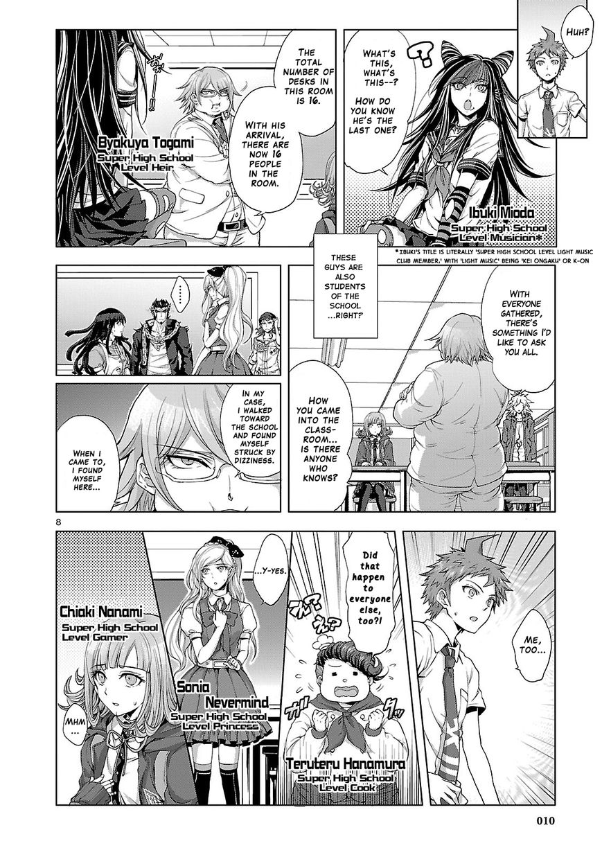 Super Danganronpa 2 - Sayonara Zetsubou Gakuen Chapter 0 page 12 - Chapter 0 : Prologue