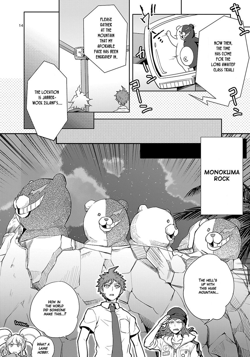 Super Danganronpa 2 - Sayonara Zetsubou Gakuen Chapter 2 page 14 - Chapter 2 : Part 1: The First Murder & Part 2: Class Trial in Session!