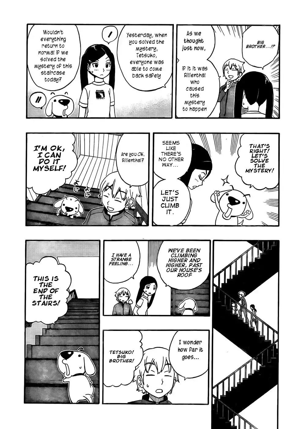 Super Dog Rilienthal Chapter 2 page 12 - Chapter 2 : Super Dog Rilienthal And The Red Staircase