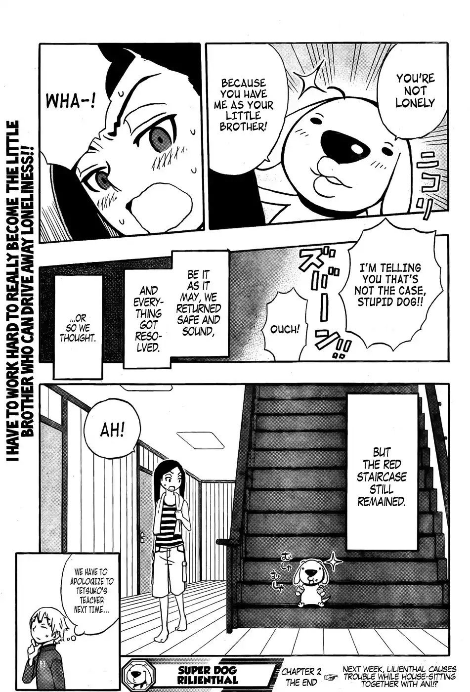Super Dog Rilienthal Chapter 2 page 29 - Chapter 2 : Super Dog Rilienthal And The Red Staircase