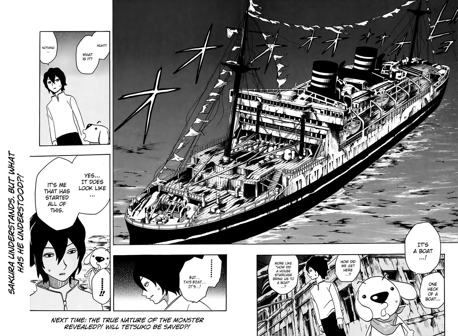 Super Dog Rilienthal Chapter 7 page 20 - Chapter 7 : The Monster's Footprints (2nd part)