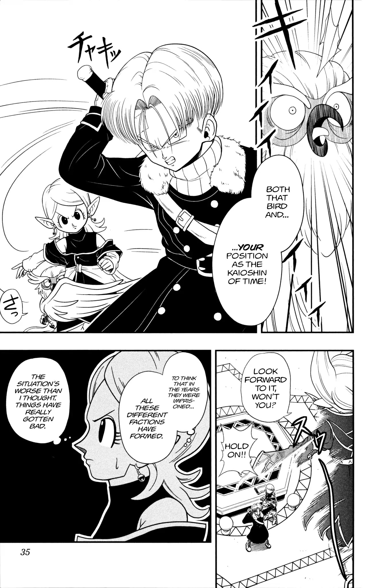 Super Dragon Ball Heroes: Dark Demon Realm Mission! Chapter 1 page 30 - Chapter 1: Time Patrol, Move Out!