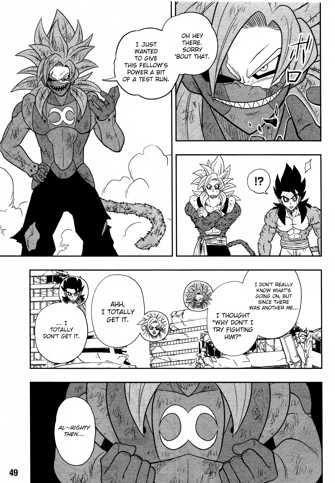 Super Dragon Ball Heroes: Dark Demon Realm Mission! Chapter 13 page 18 - Chapter 13: The Strongest and Most Wicked: Two Gogetas