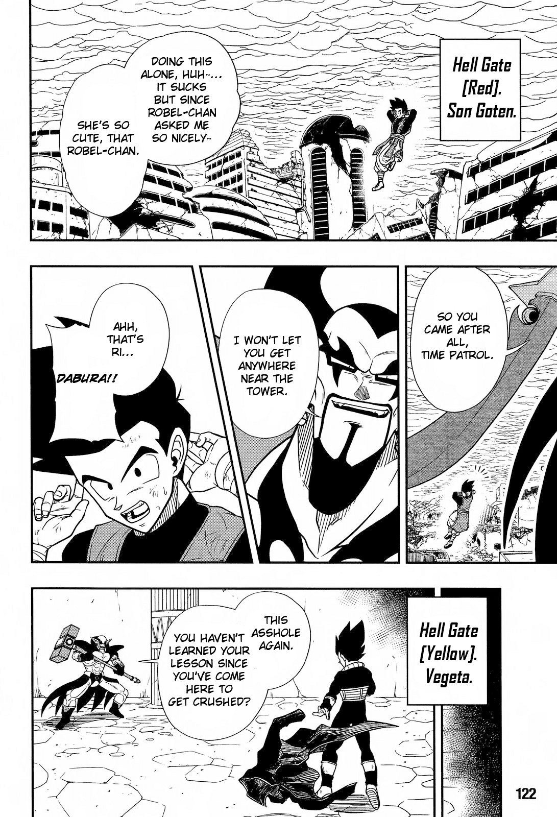 Super Dragon Ball Heroes: Dark Demon Realm Mission! Chapter 14 page 9 - Chapter 14: Decisive battle! Time Patrol vs. Dark Empire Army!!