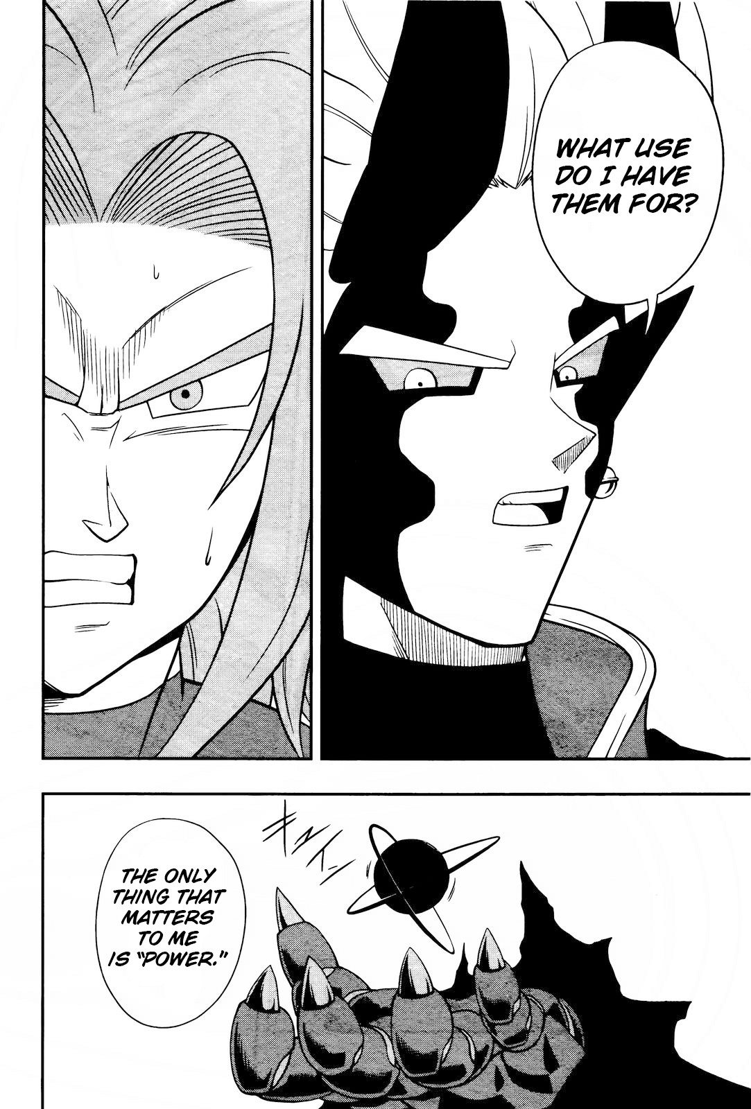 Super Dragon Ball Heroes: Dark Demon Realm Mission! Chapter 16 page 27 - Chapter 16: Travelling across time, Light and Darkness, collide their forces together!!