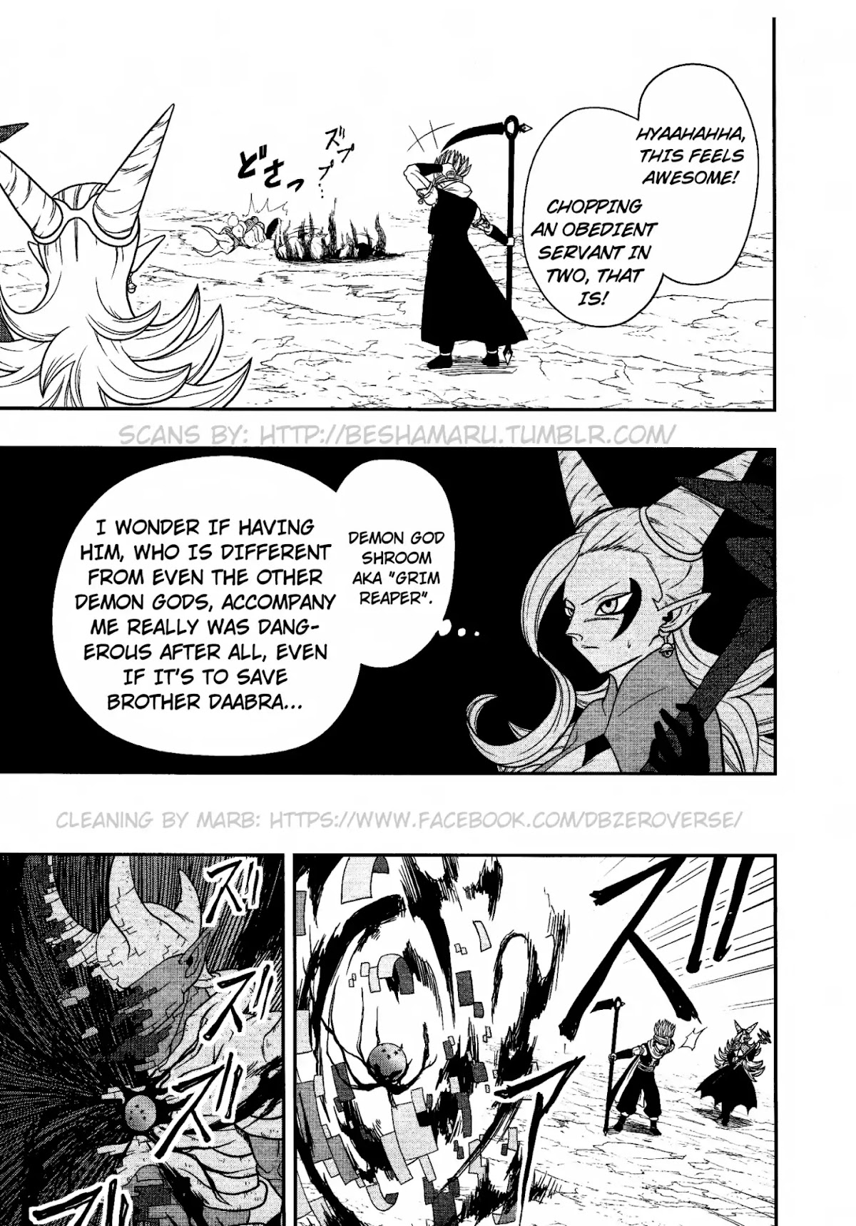 Super Dragon Ball Heroes: Dark Demon Realm Mission! Chapter 7 page 9 - Chapter 7: The Fifth Demon God, a Man Known as the Grim Reaper