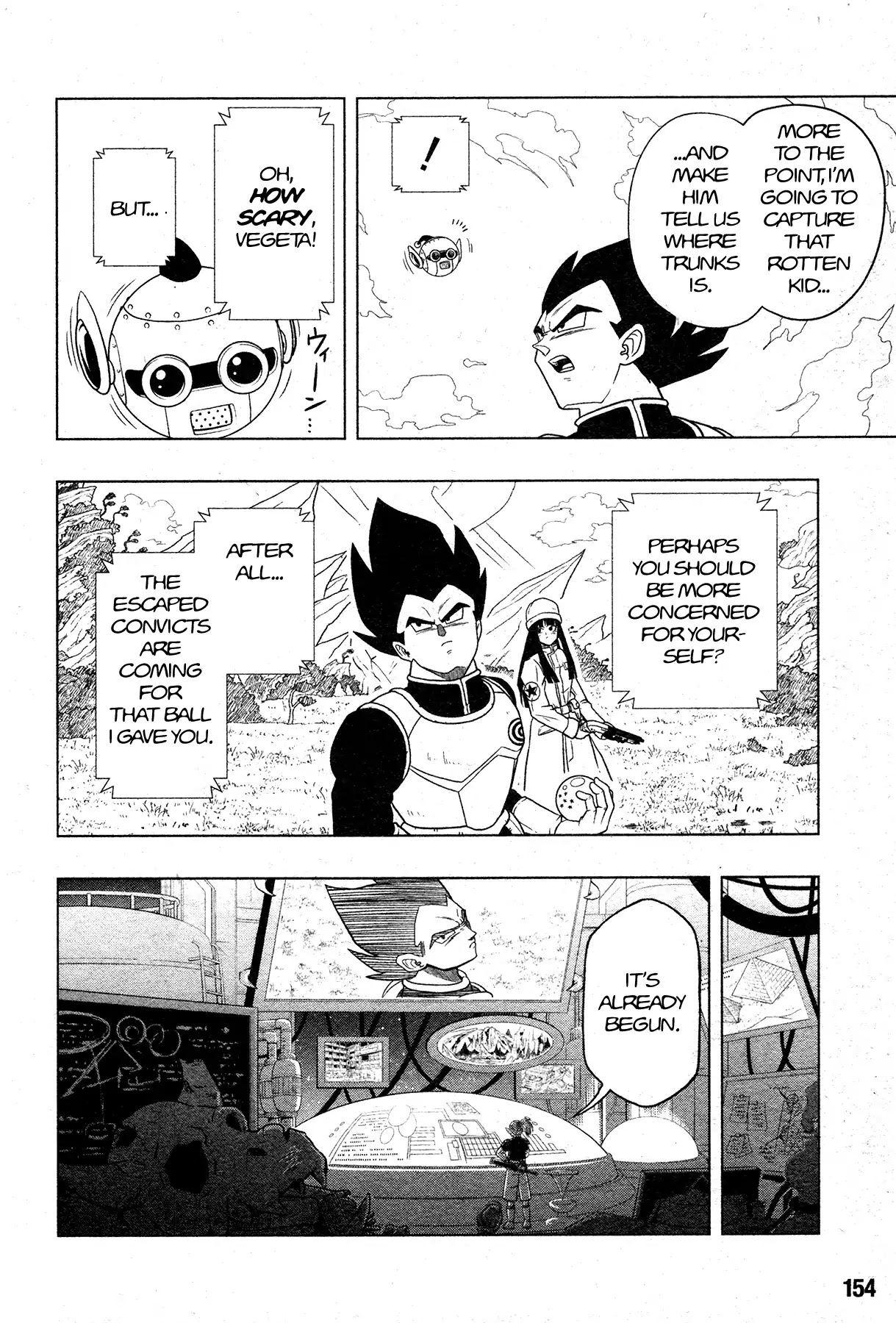 Super Dragon Ball Heroes: Universe Mission Chapter 2 page 6 - Chapter 2: The Imprisoned Trunks...