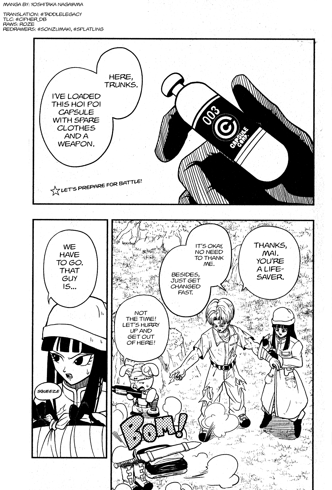 Super Dragon Ball Heroes: Universe Mission Chapter 3 page 1 - Chapter 3: Let's Prepare For Battle!