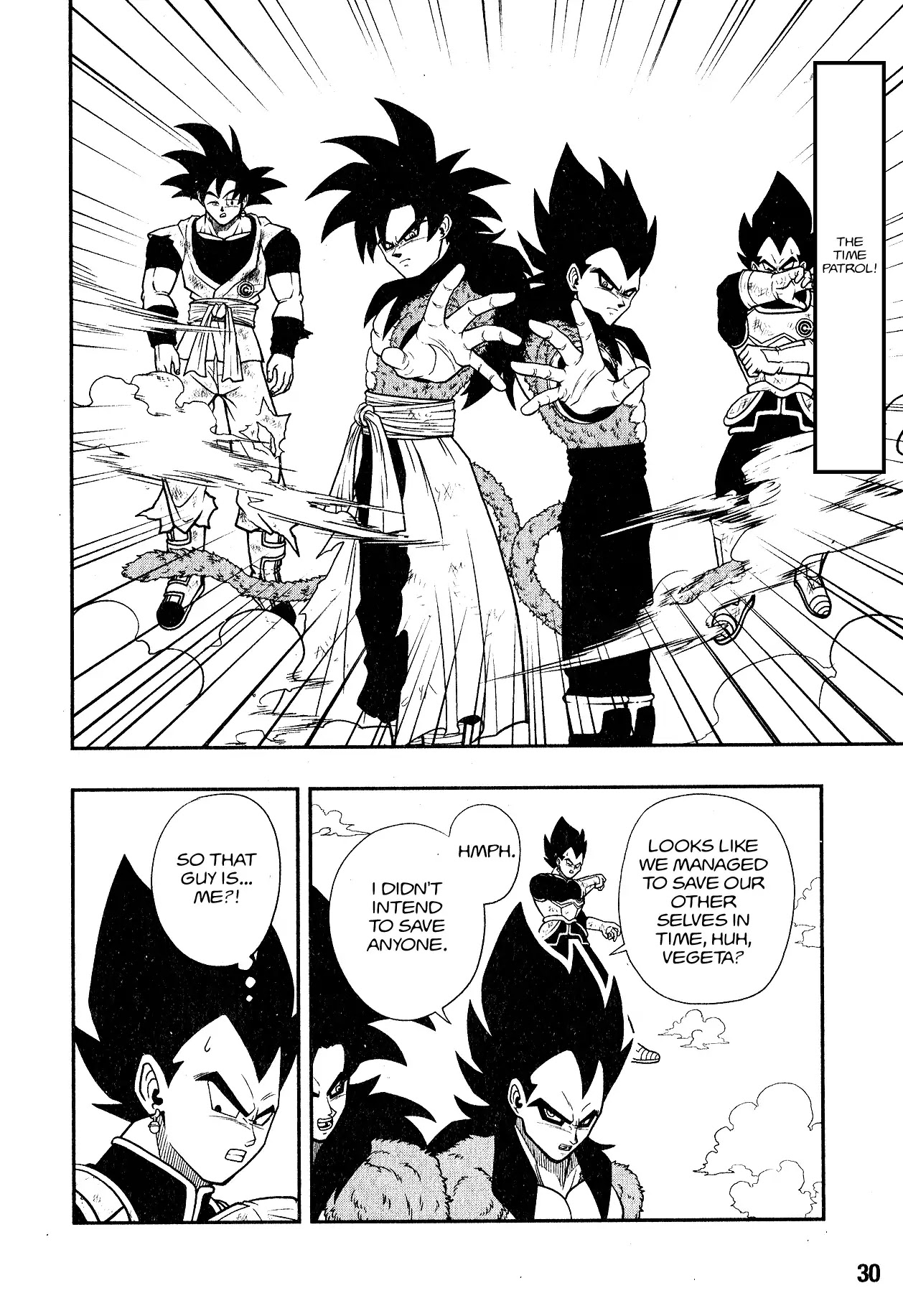 Super Dragon Ball Heroes: Universe Mission Chapter 5 page 3 - Chapter 5: The ones who saved Goku and Vegeta are none other than themselves!!