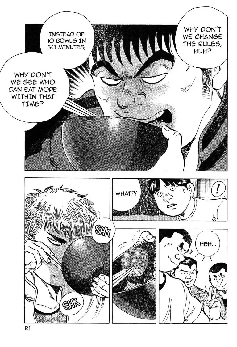 Super Food Bowl Chapter 18 page 21 - Chapter 18: Vol.3 Bowl 18: Clash!