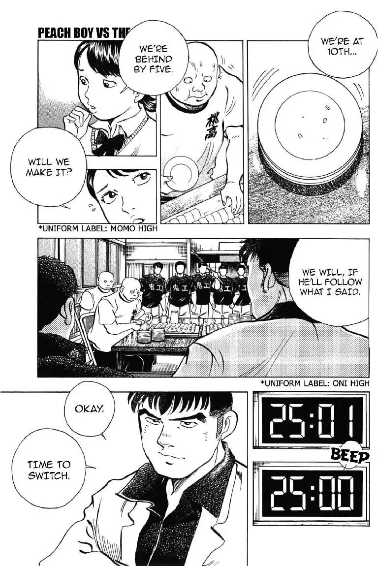Super Food Bowl Chapter 7 page 7 - Chapter 7: Vol.1 Bowl 7: Peach Boy vs The Ogre