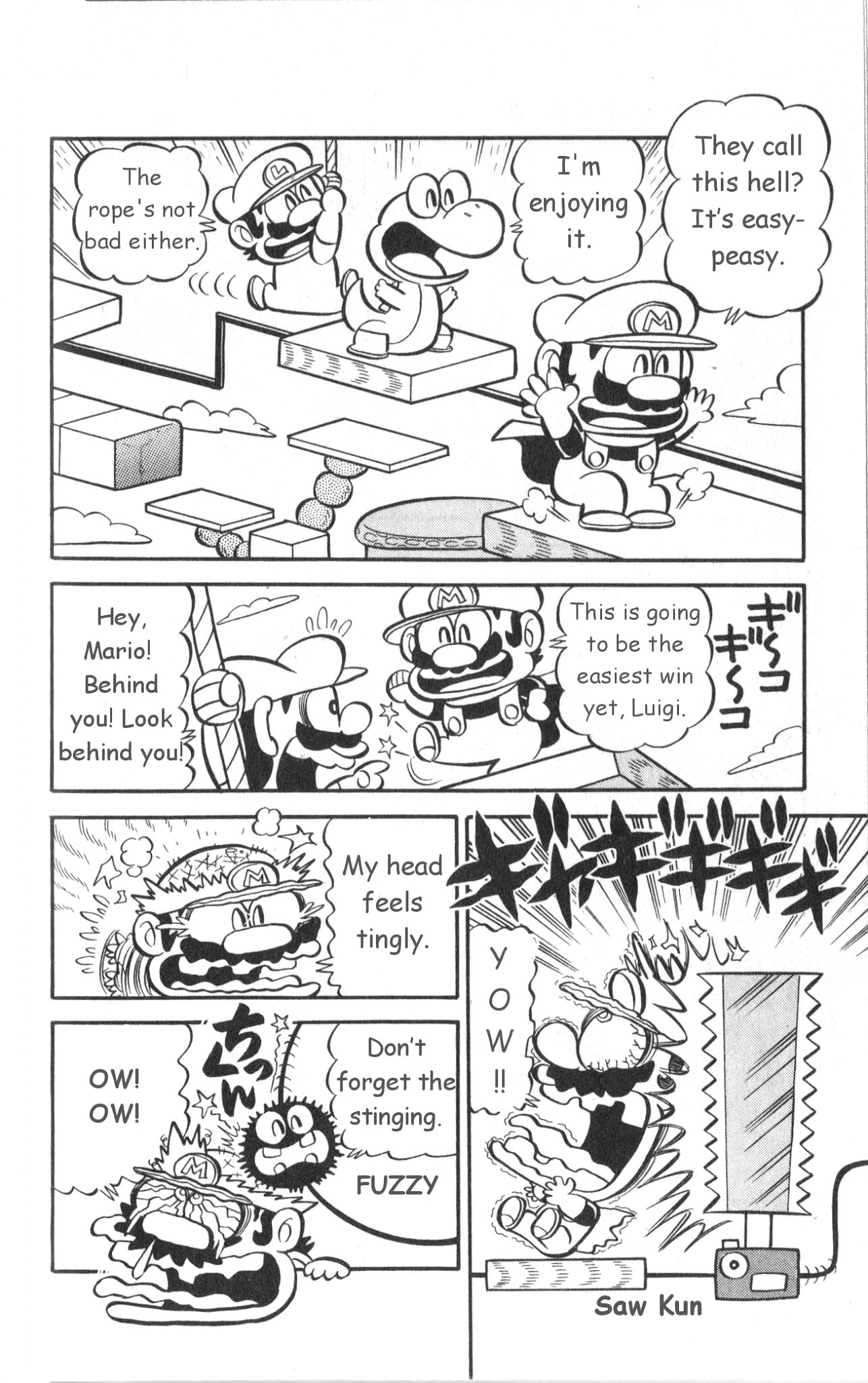 Super Mario-kun Chapter 1.13 page 7 - Vol.1 Chapter 13: Kamek comes again! The Amusement Park from Hell?!