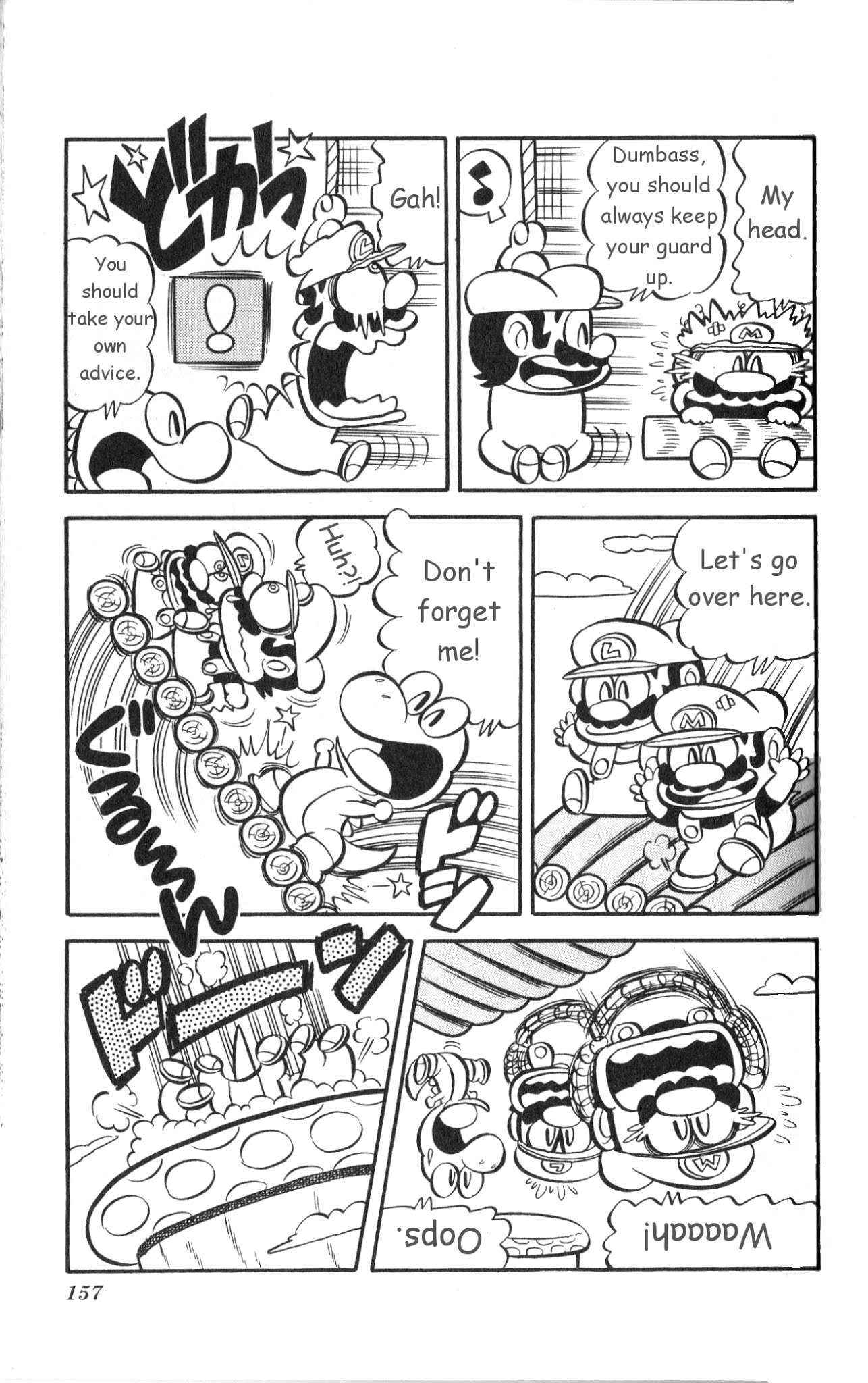 Super Mario-kun Chapter 1.13 page 8 - Vol.1 Chapter 13: Kamek comes again! The Amusement Park from Hell?!