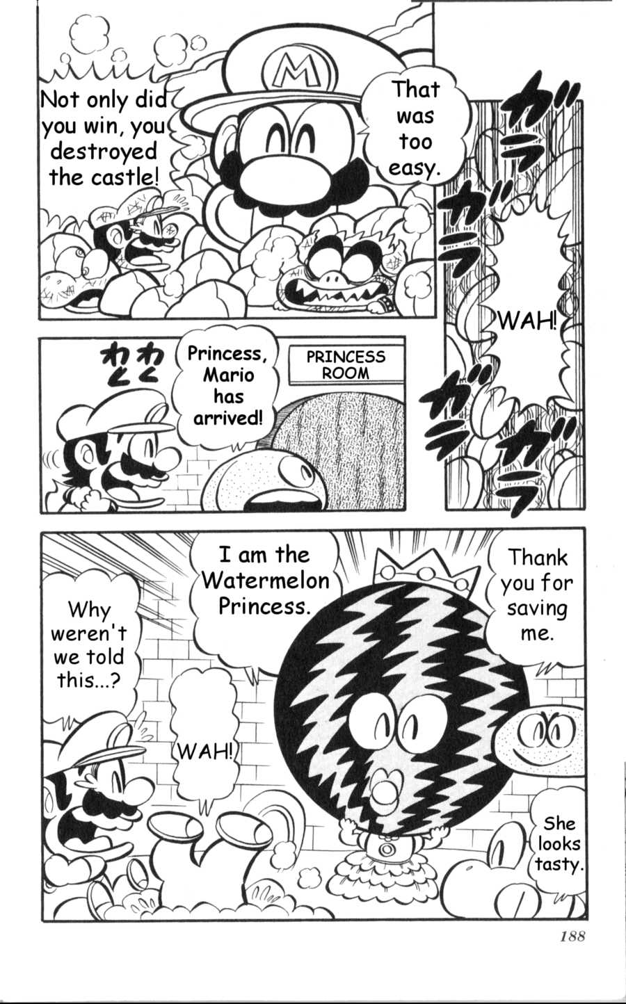 Super Mario-kun Chapter 1.15 page 12 - Vol.1 Chapter 15: What Will Happen!? Mario 5 Appears!?