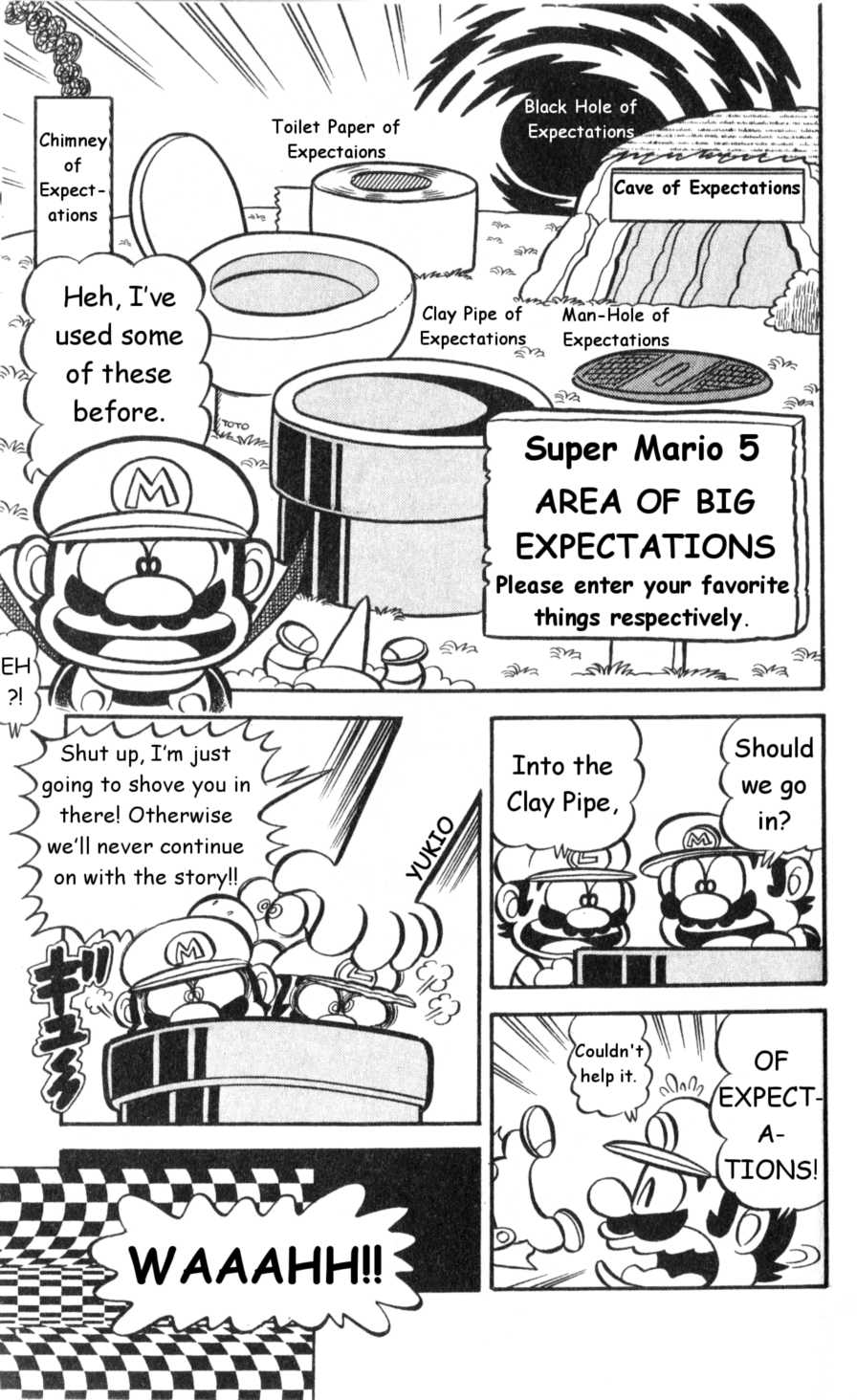 Super Mario-kun Chapter 1.15 page 3 - Vol.1 Chapter 15: What Will Happen!? Mario 5 Appears!?