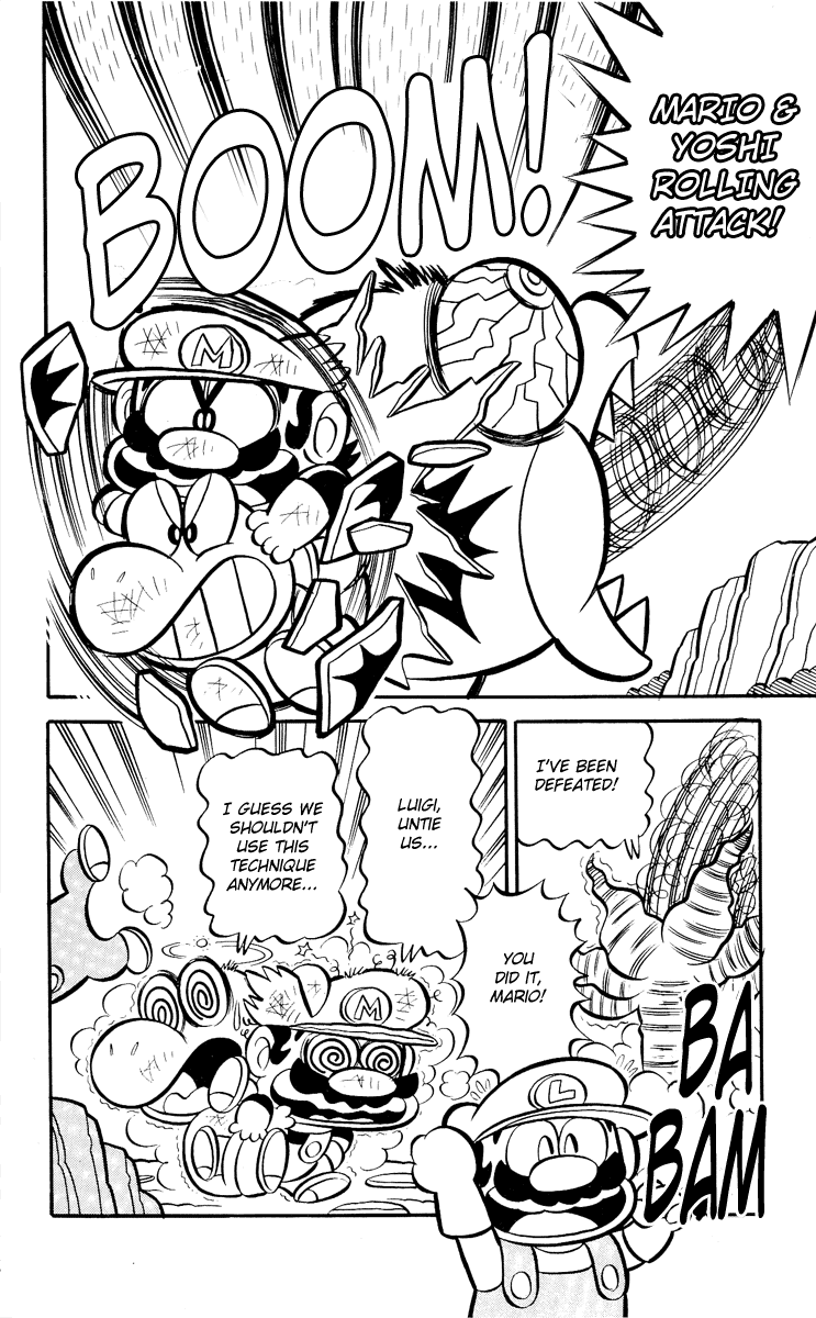 Super Mario-kun Chapter 1.2 page 15 - Vol.1 Chapter 2: Boom!! One Shot Kill! A Plan to Join Forces