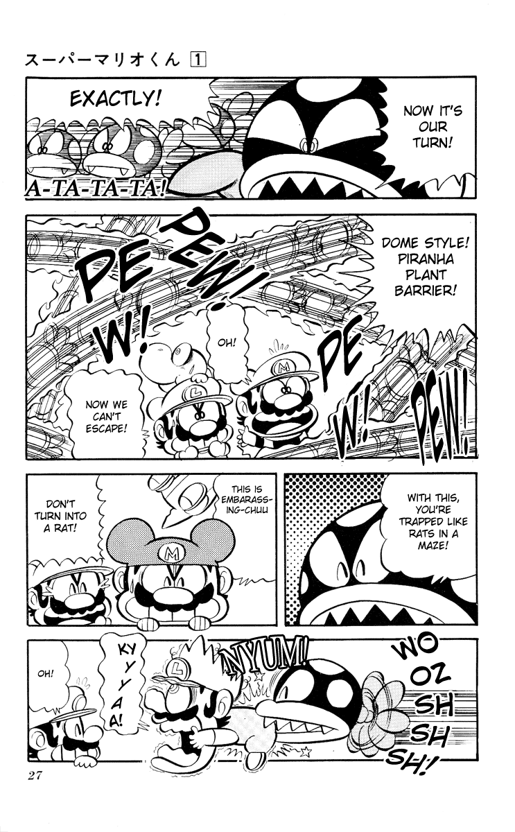 Super Mario-kun Chapter 1.2 page 8 - Vol.1 Chapter 2: Boom!! One Shot Kill! A Plan to Join Forces