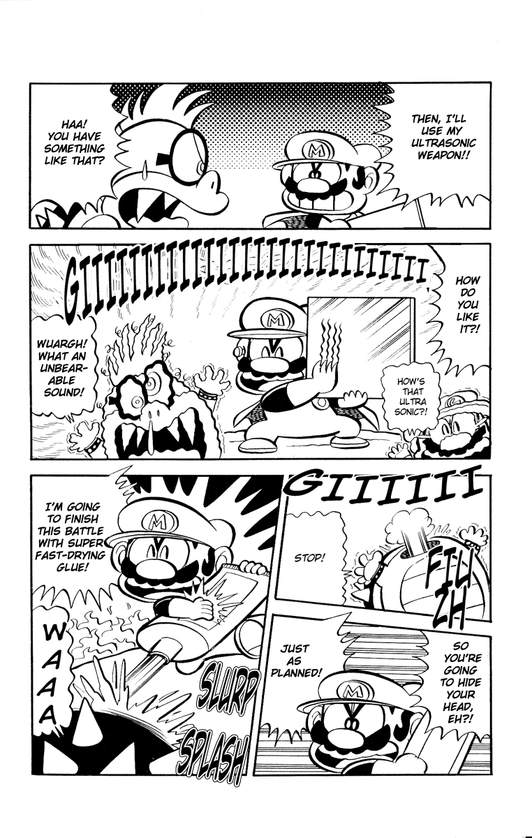 Super Mario-kun Chapter 1.3 page 6 - Vol.1 Chapter 3: Koopaling Iggy!! The Magnificent Mental Fight!?