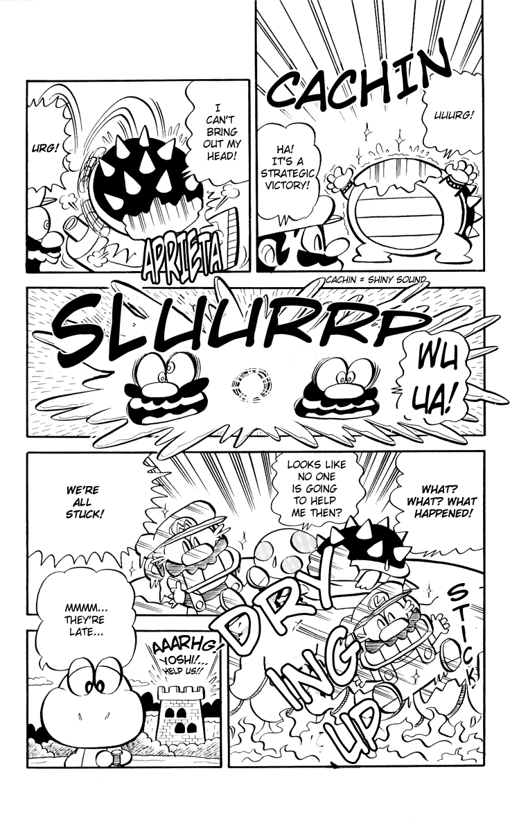Super Mario-kun Chapter 1.3 page 7 - Vol.1 Chapter 3: Koopaling Iggy!! The Magnificent Mental Fight!?