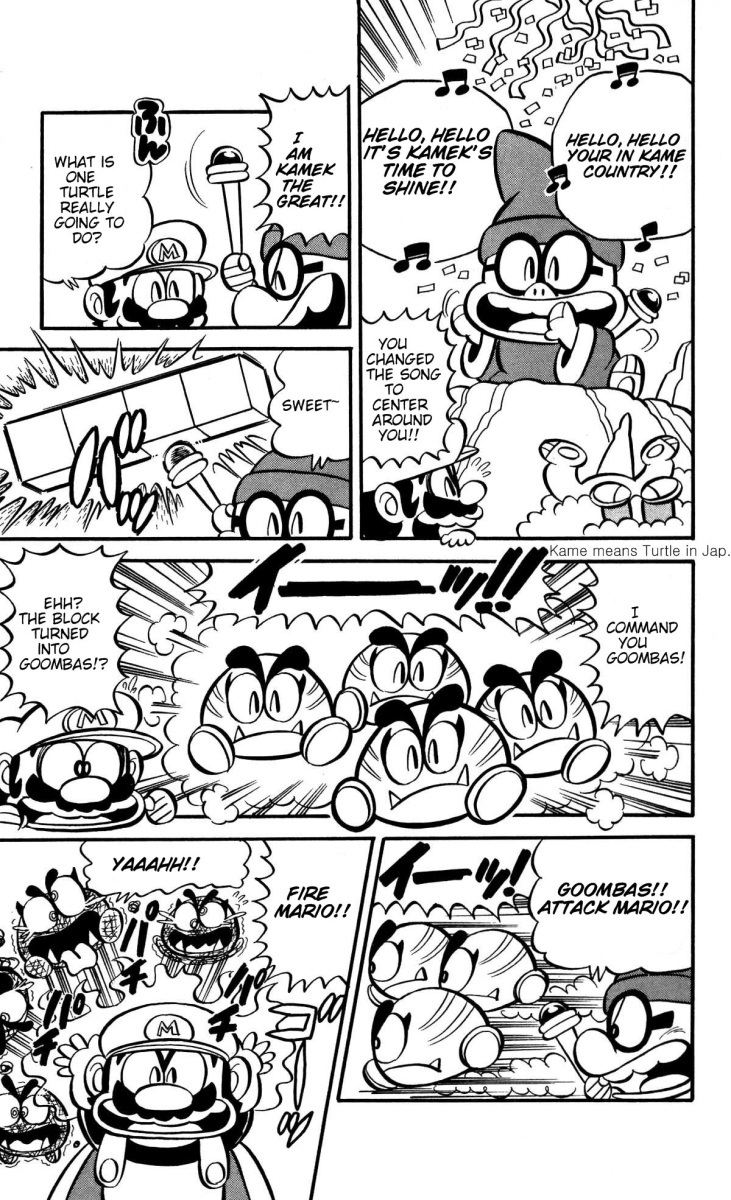 Super Mario-kun Chapter 1.4 page 6 - Vol.1 Chapter 4: Ultimate Magician!? Kamek Appears!!