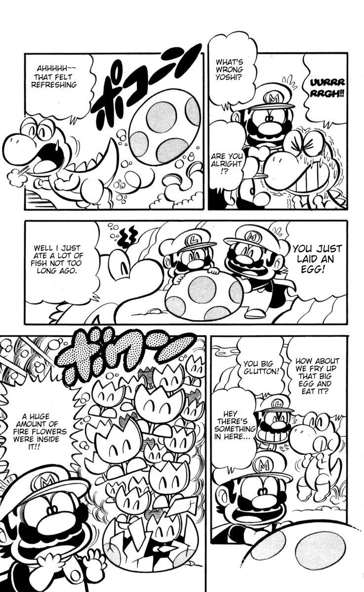 Super Mario-kun Chapter 1.5 page 11 - Vol.1 Chapter 5: Cold Underwater Stage!! Does Mario Like Warmer Places!?