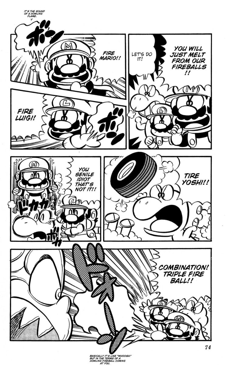 Super Mario-kun Chapter 1.6 page 9 - Vol.1 Chapter 6: Mario vs. Lakitu!! The Biggest Snowball Fight Ever!?