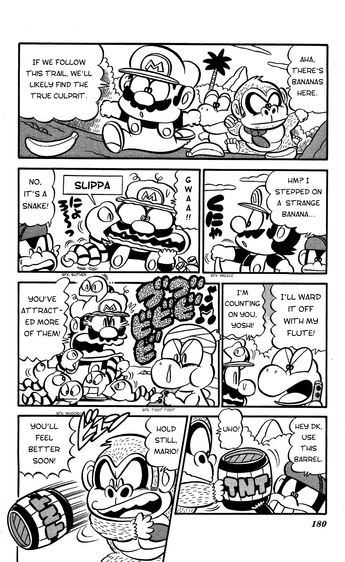 Super Mario-kun Chapter 12.0 page 4 - Vol.12 Chapter 0: Pursuit!! Mario and the Kongs' Detective Story!!