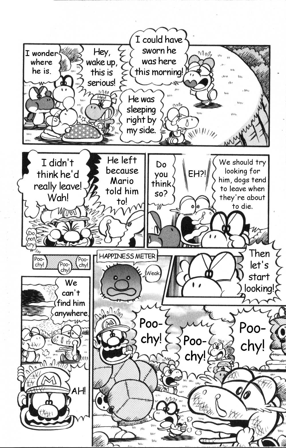 Super Mario-kun Chapter 19.5 page 14 - Vol.19 Chapter 5: Our favorite dog, Poochy! Everyone's best friend!