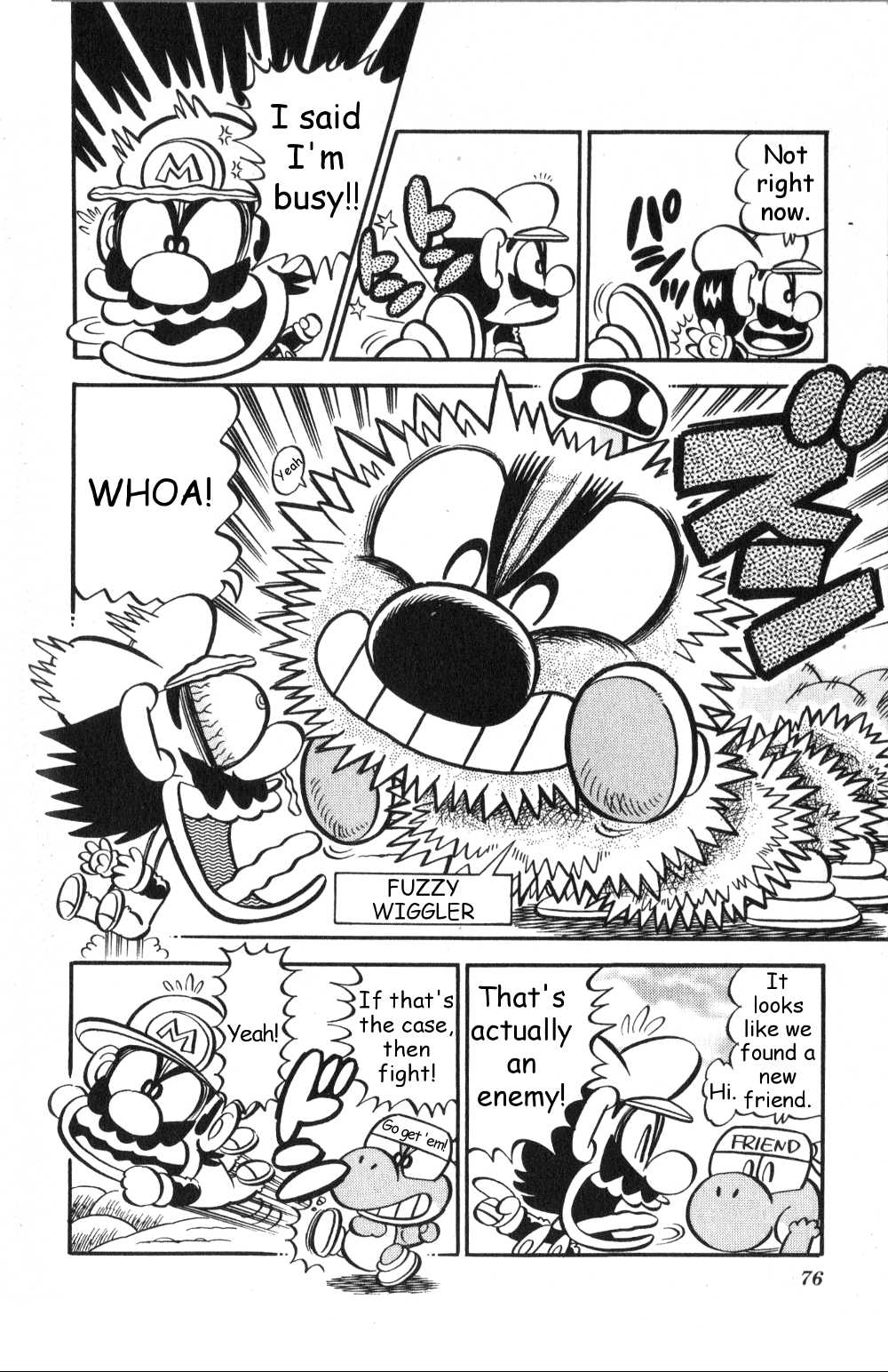 Super Mario-kun Chapter 19.5 page 8 - Vol.19 Chapter 5: Our favorite dog, Poochy! Everyone's best friend!