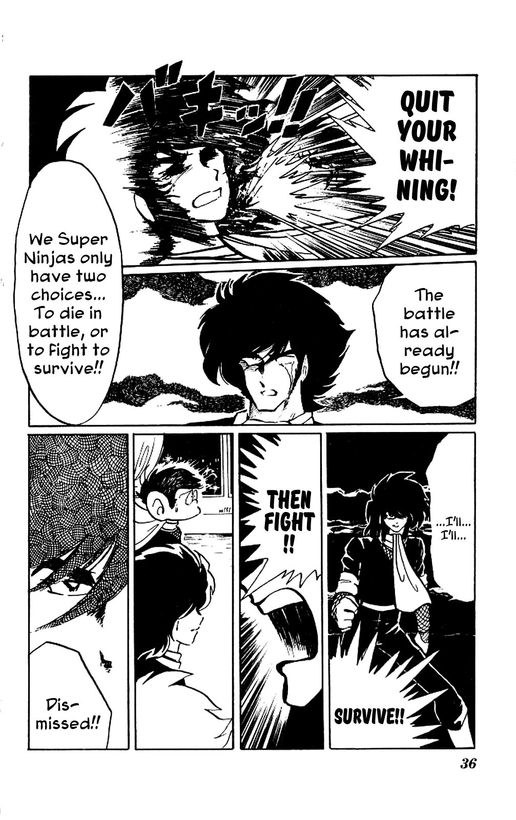 Super Ninja Dan Chapter 1 page 35 - Chapter 1: The Super Ninja War