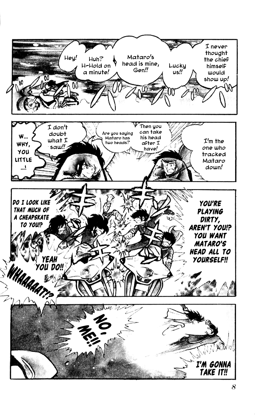 Super Ninja Dan Chapter 1 page 8 - Chapter 1: The Super Ninja War