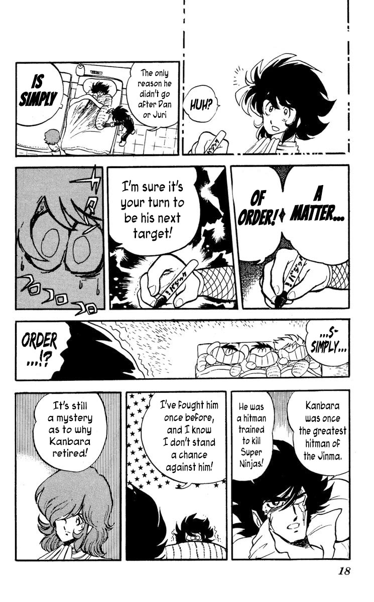 Super Ninja Dan Chapter 11 page 19 - Chapter 11: The Hitman's Vow