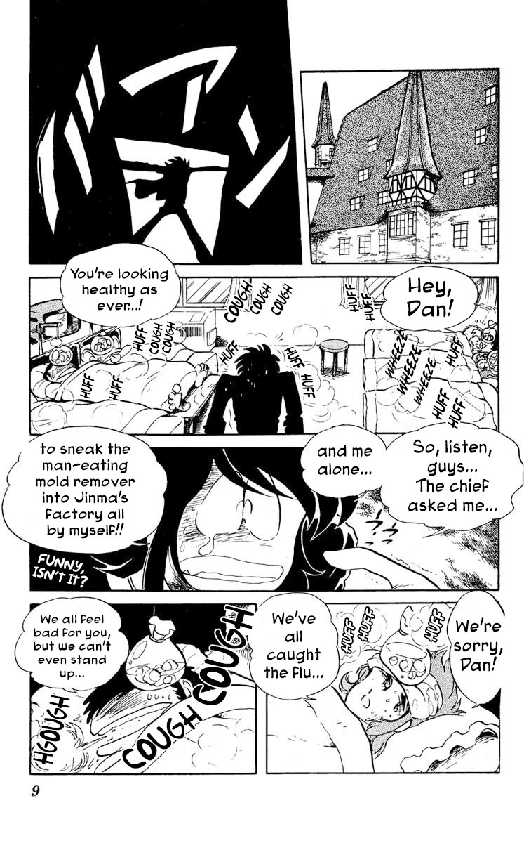 Super Ninja Dan Chapter 21 page 11 - Chapter 21: The Man-Eating Mold Remover