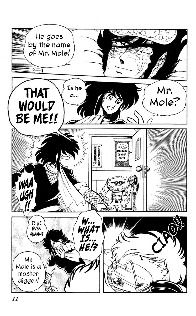 Super Ninja Dan Chapter 21 page 13 - Chapter 21: The Man-Eating Mold Remover