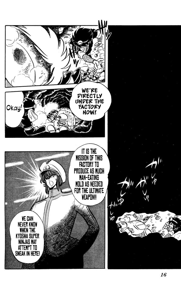 Super Ninja Dan Chapter 21 page 18 - Chapter 21: The Man-Eating Mold Remover