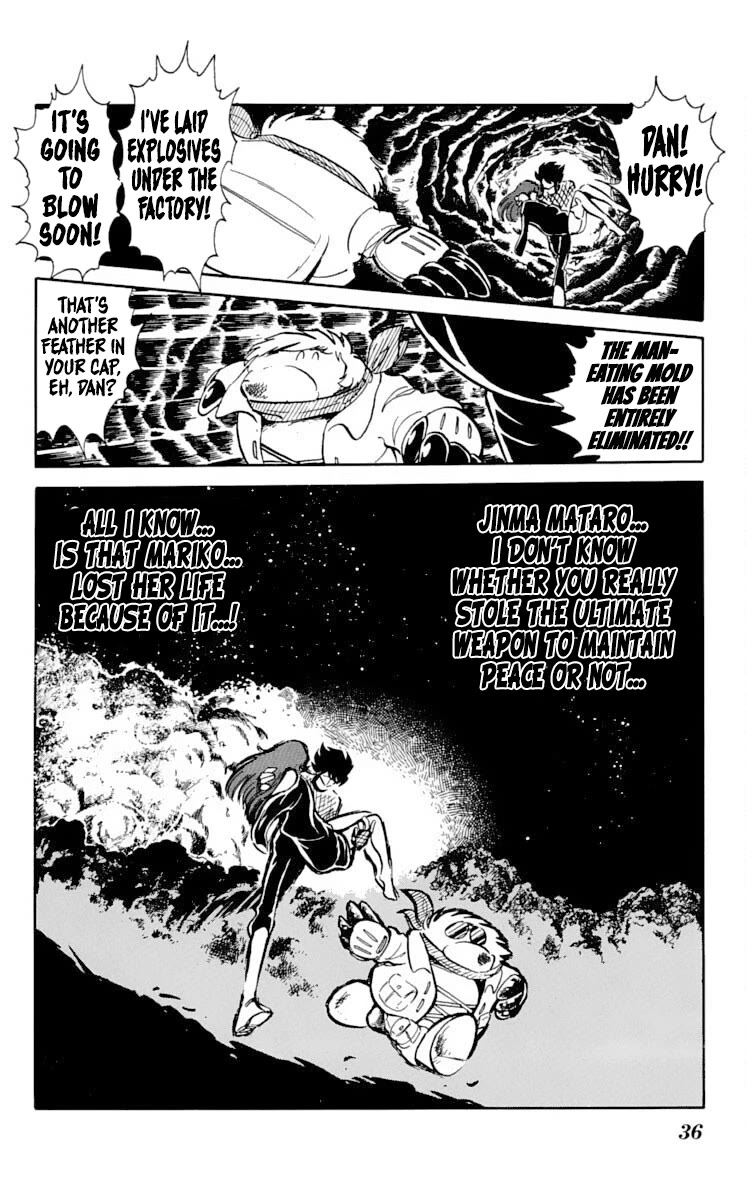 Super Ninja Dan Chapter 21 page 37 - Chapter 21: The Man-Eating Mold Remover