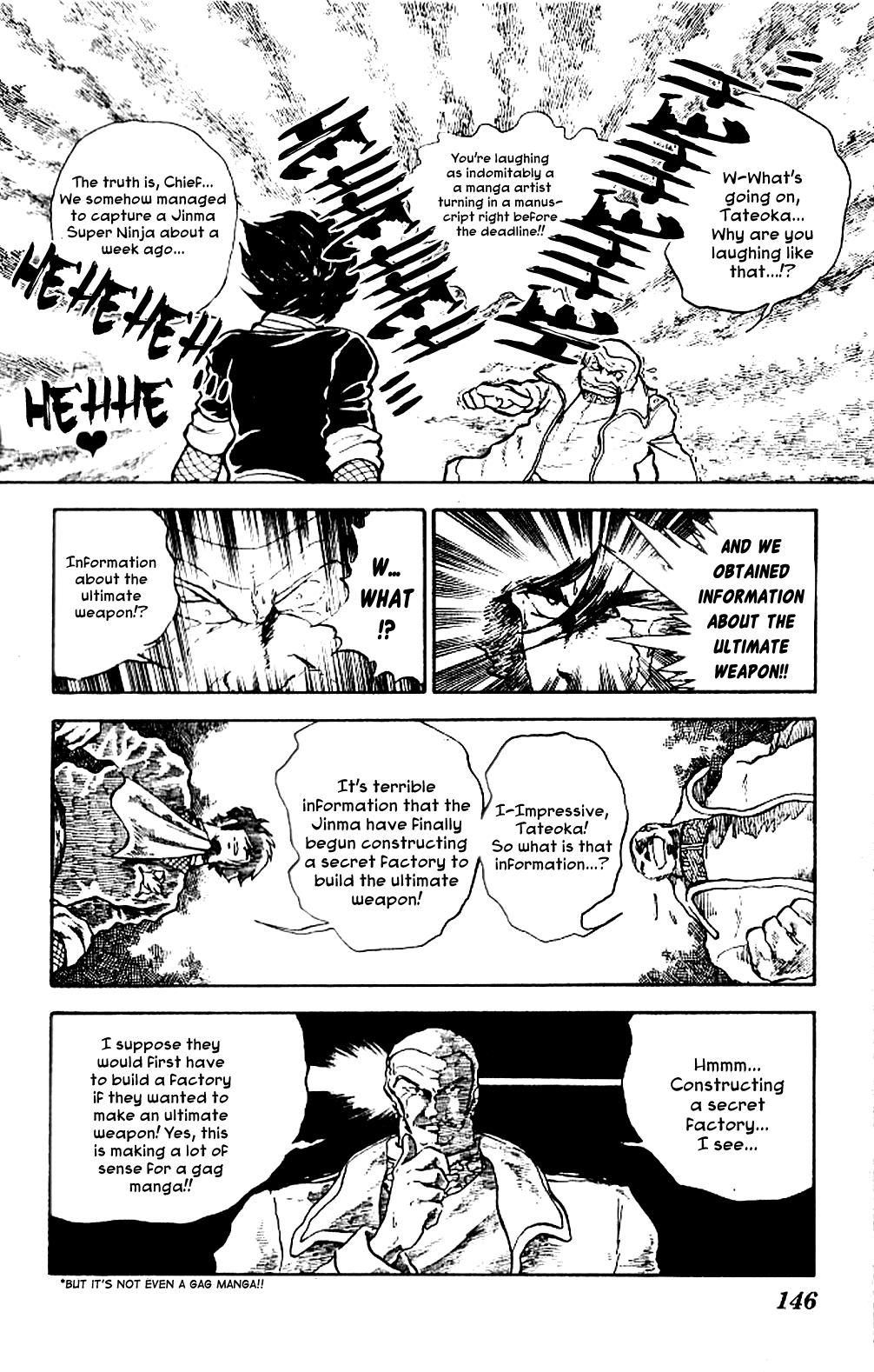 Super Ninja Dan Chapter 5 page 4 - Chapter 5: Tateoka Seiichi Flying Into the Flame