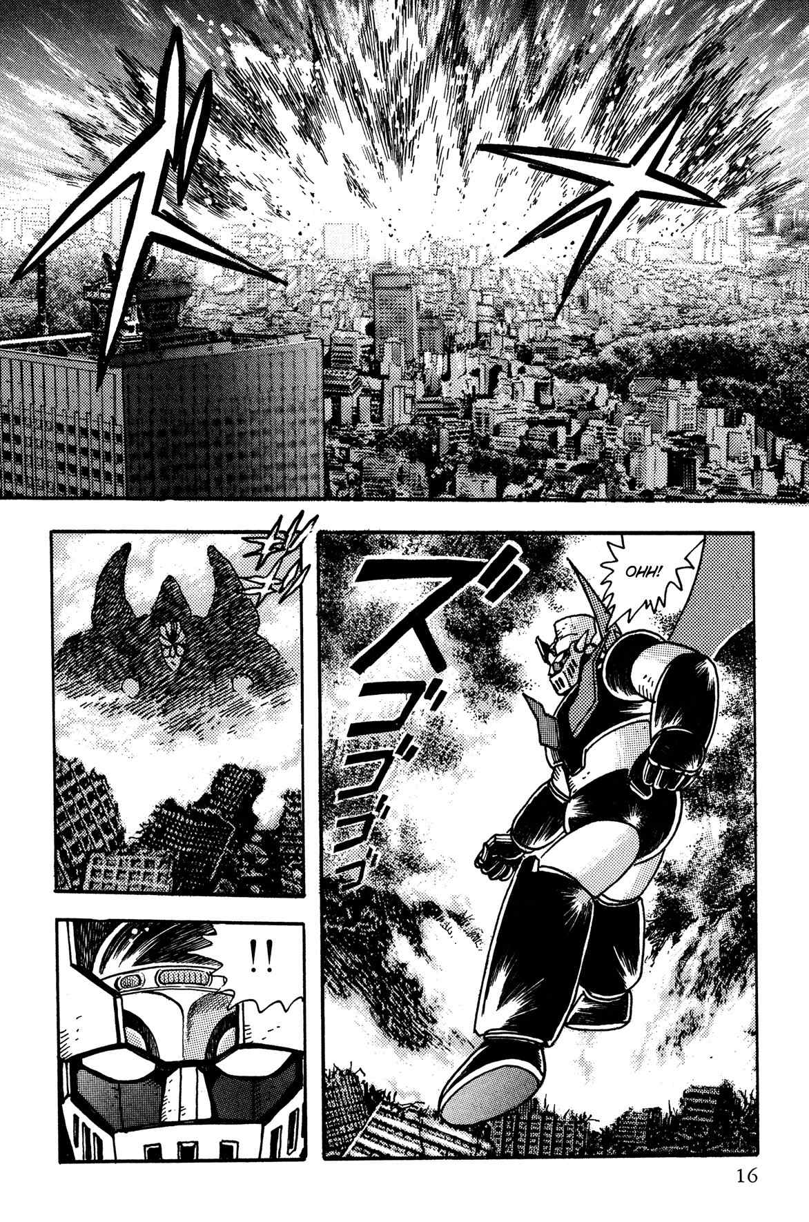 Super Robot Retsuden Chapter 1 page 16 - Chapter 1: Sortie, Mazinger!! The Challenge of Varon the Annihilator