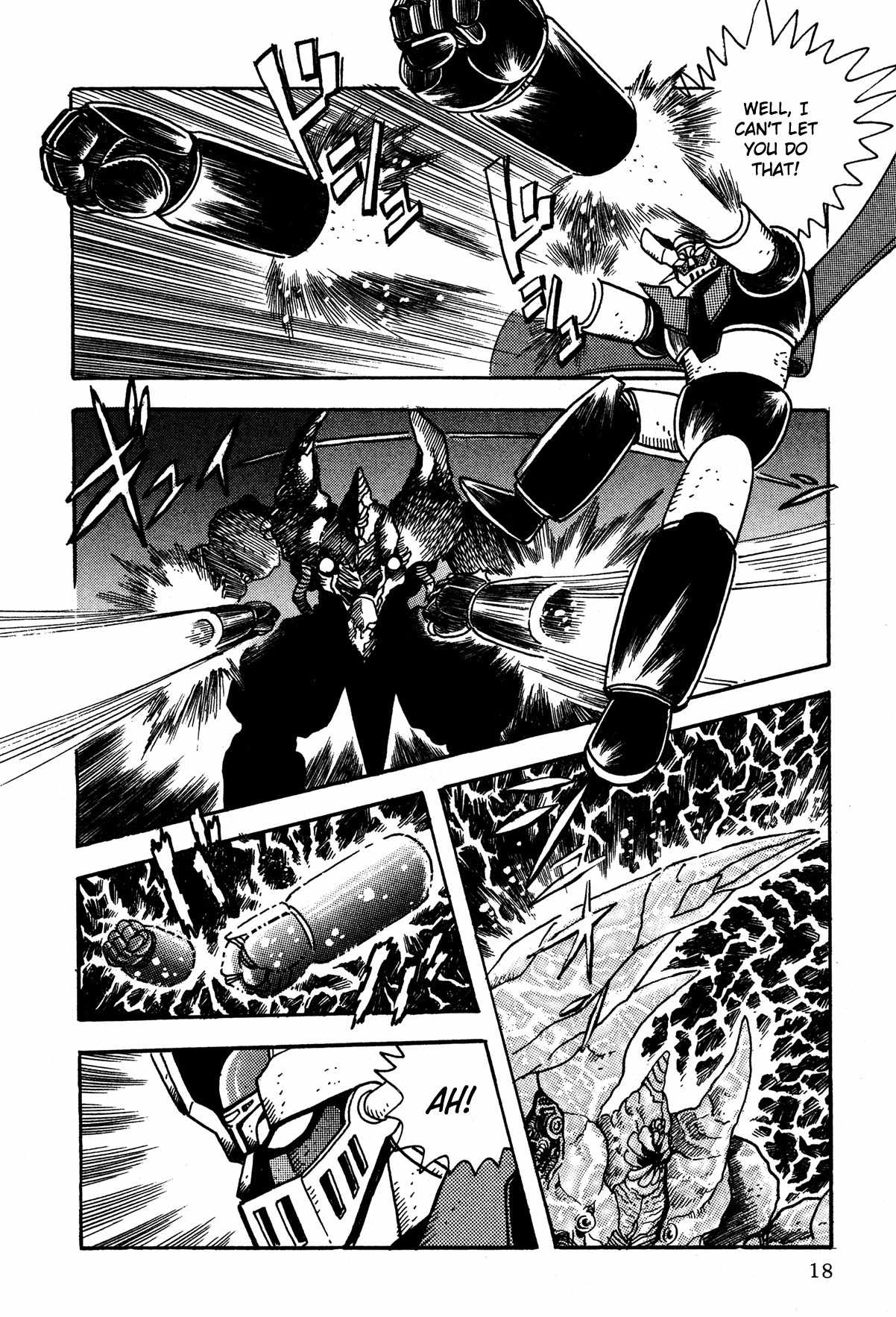 Super Robot Retsuden Chapter 1 page 18 - Chapter 1: Sortie, Mazinger!! The Challenge of Varon the Annihilator