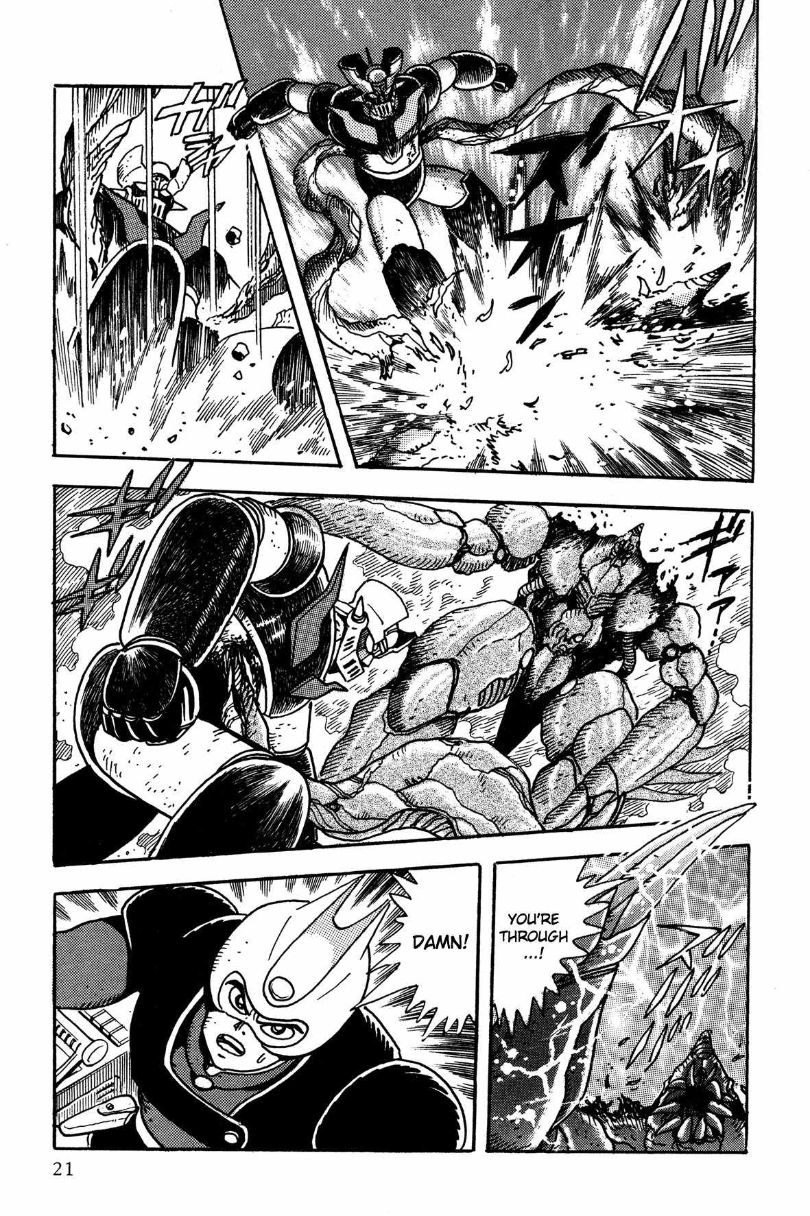 Super Robot Retsuden Chapter 1 page 21 - Chapter 1: Sortie, Mazinger!! The Challenge of Varon the Annihilator