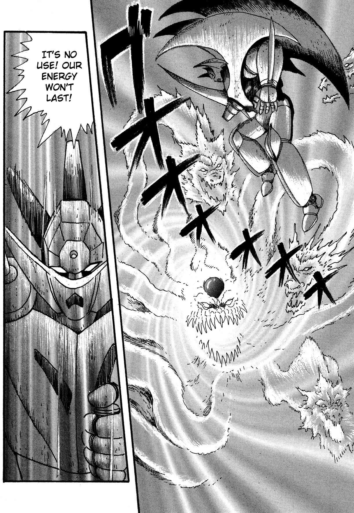 Super Robot Retsuden Chapter 10 page 17 - Chapter 10: Behold the Startling Super-Fusion! The Steel Army, Forever