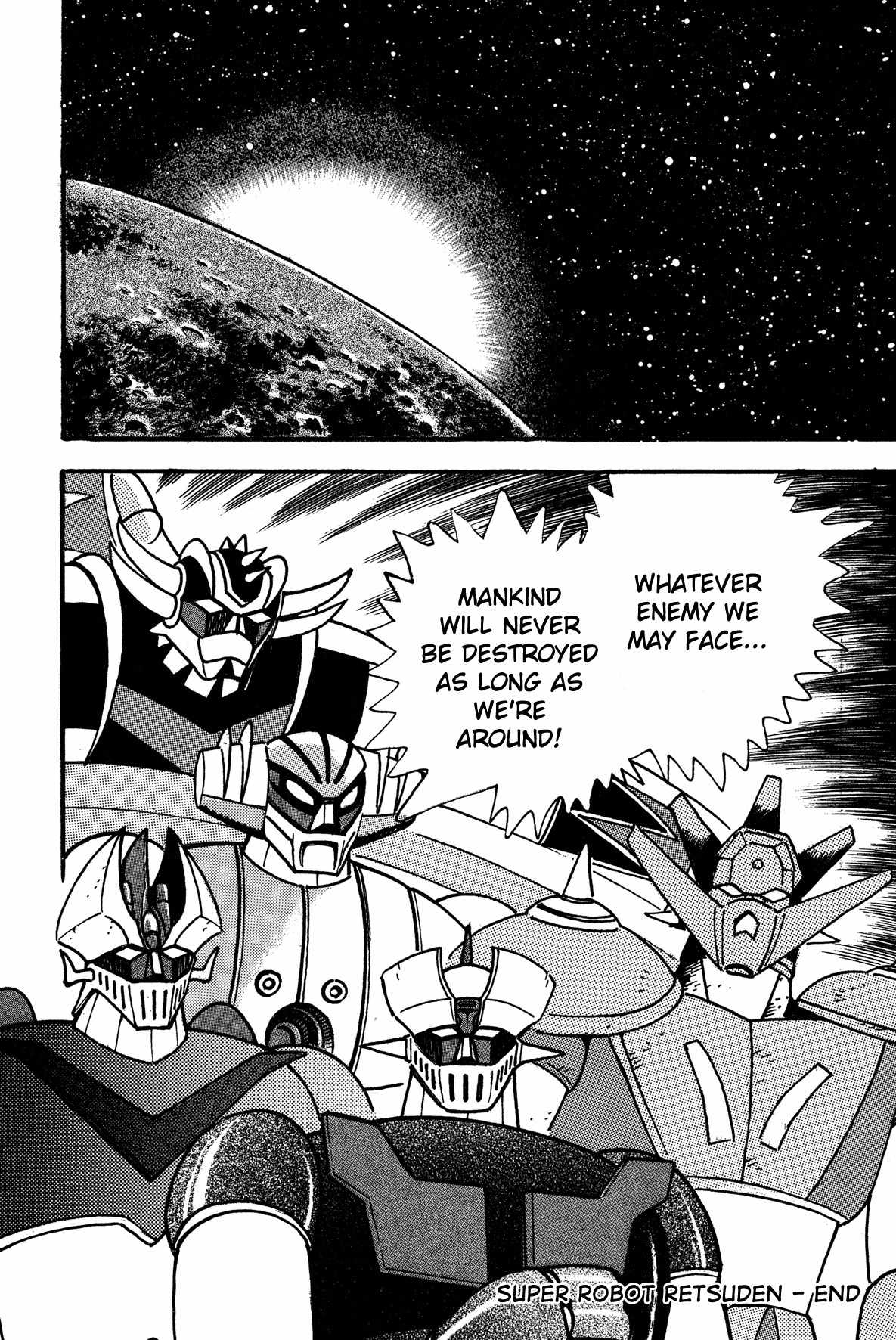 Super Robot Retsuden Chapter 10 page 21 - Chapter 10: Behold the Startling Super-Fusion! The Steel Army, Forever