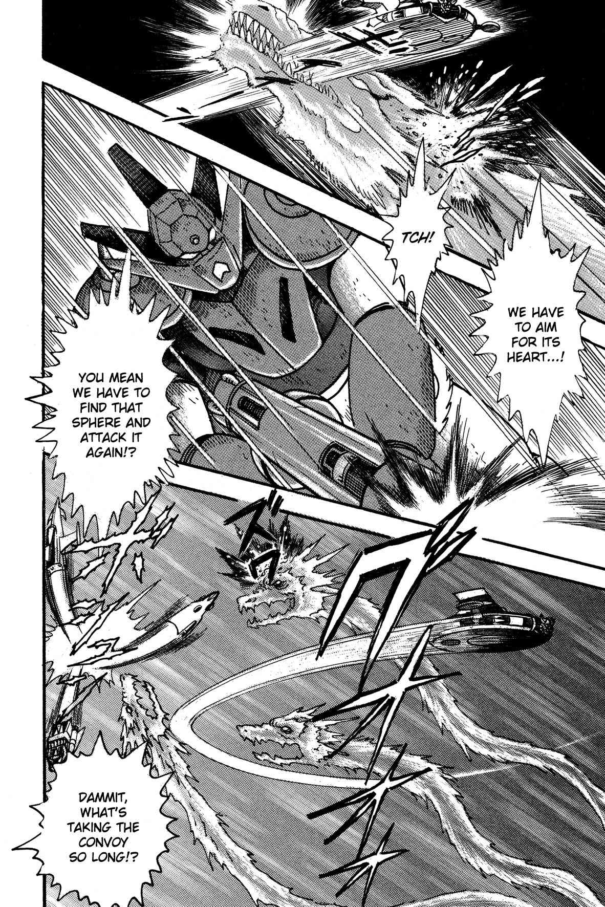 Super Robot Retsuden Chapter 10 page 6 - Chapter 10: Behold the Startling Super-Fusion! The Steel Army, Forever