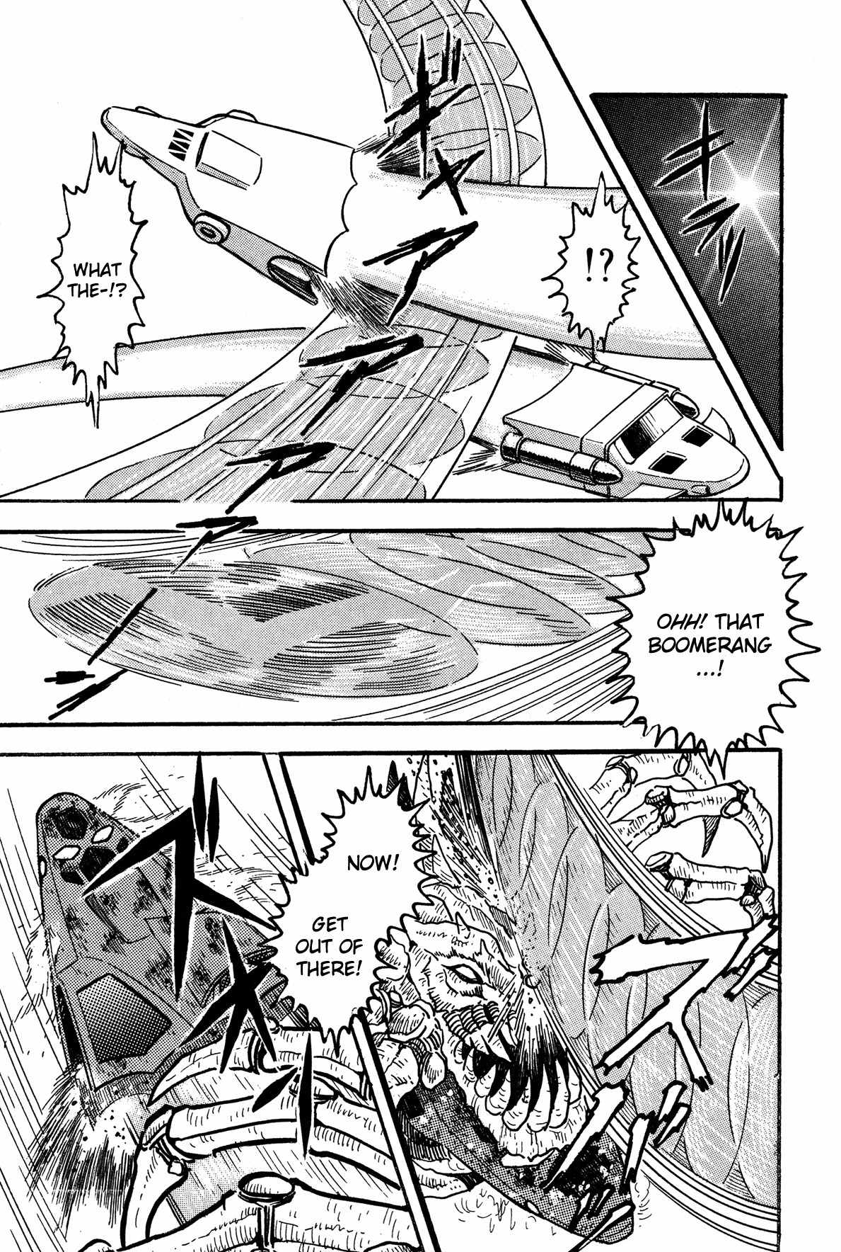 Super Robot Retsuden Chapter 3 page 15 - Chapter 3: Assault of the Meteorite Beast Crabgiron!! Getter In Crisis