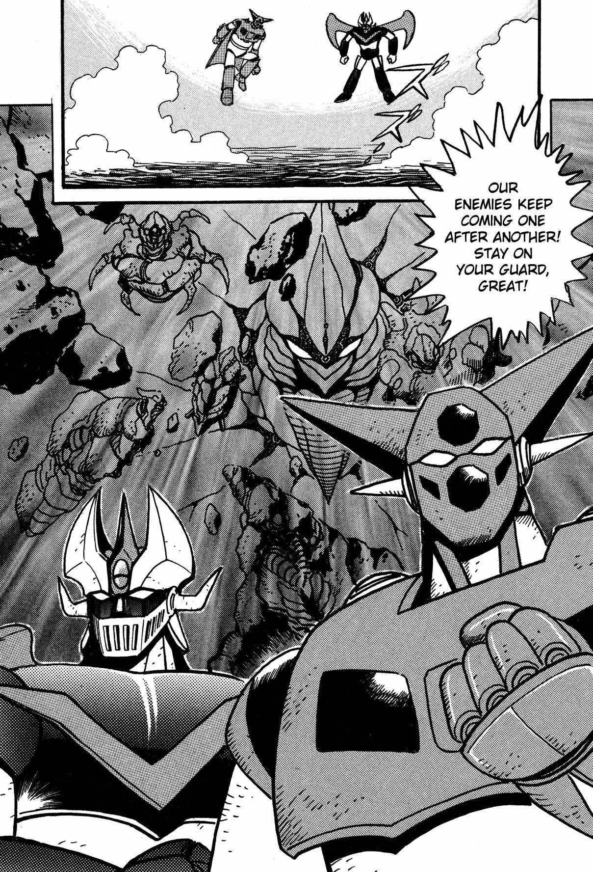 Super Robot Retsuden Chapter 3 page 22 - Chapter 3: Assault of the Meteorite Beast Crabgiron!! Getter In Crisis